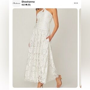 Shoshanna Midnight Zaria Dress- Ivory